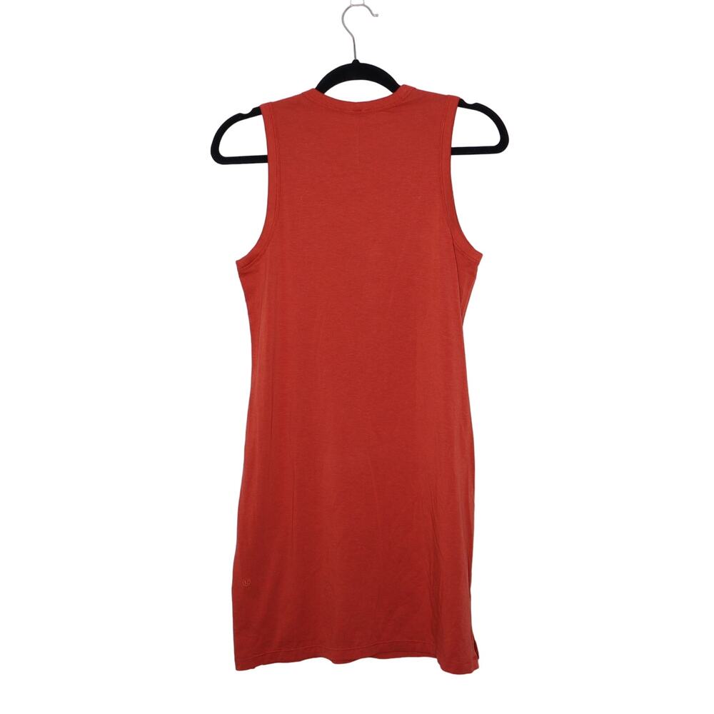 lululemon athletica Orange Cotton Mini Dress - Picture 3 of 12